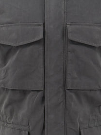 ASPESI Men's Minifield Cotton Blend Sahariana Grey