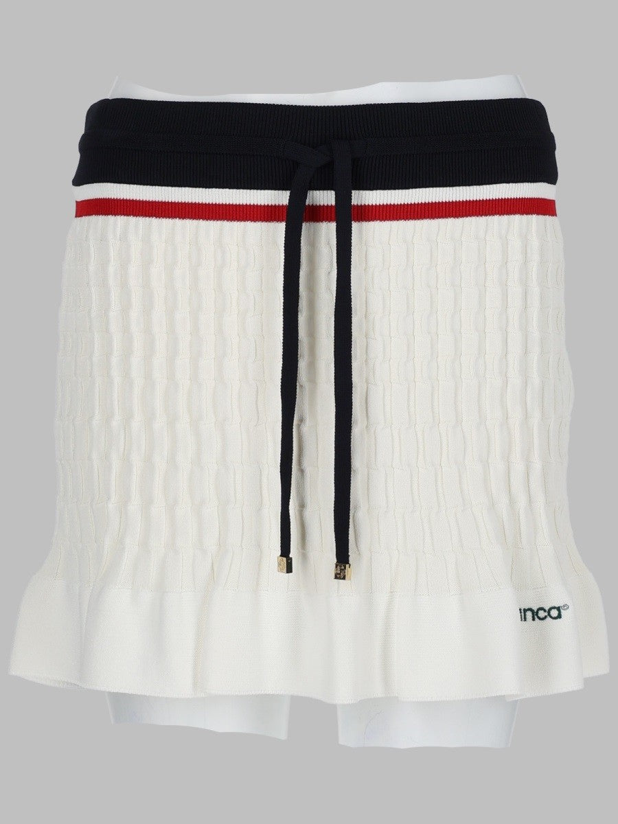 Casablanca Women's Minigonna DA Tennis in Maglia White