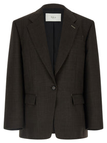 TELA Miranda Blazer Brown