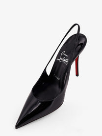 Christian Louboutin Women's Miss Patent Leather Slingback Décolleté Black