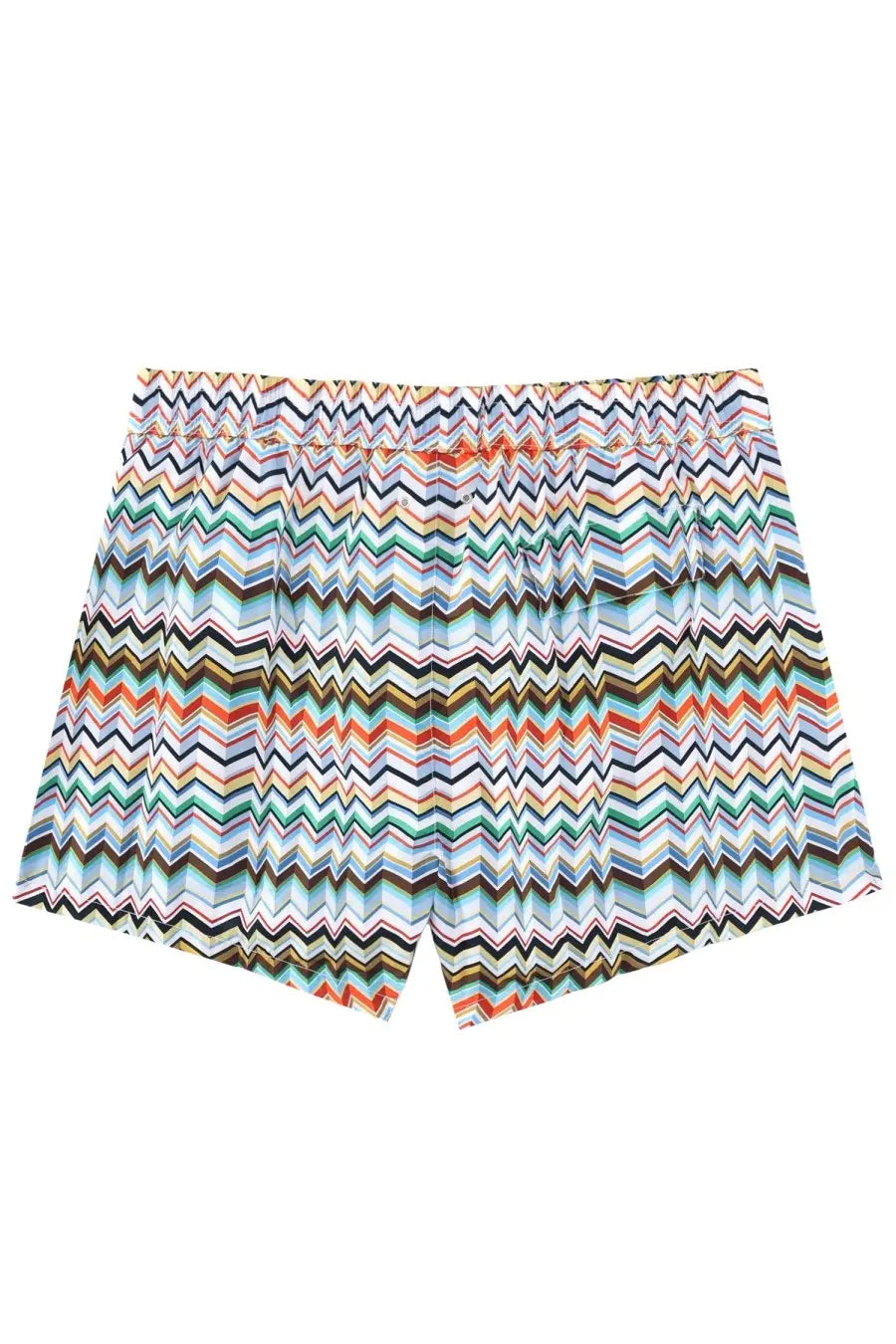 Missoni men’s costume da bagno multicolor shorts with multicolored zigzag pattern in stretchy fabric