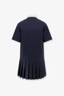 Miu Miu Women's Mohair and Virgin Wool Short Dress Blue
