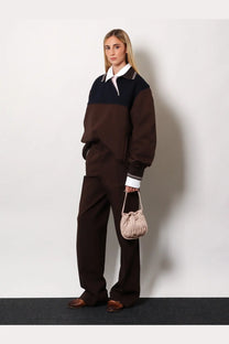 Miu Miu Women's Viscose Sweatshirt Brown