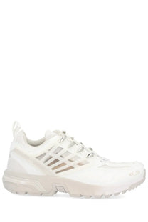 Mm6 maison margiela men’s white salomon acs pro sneaker with sleek design and breathable mesh upper for trail running