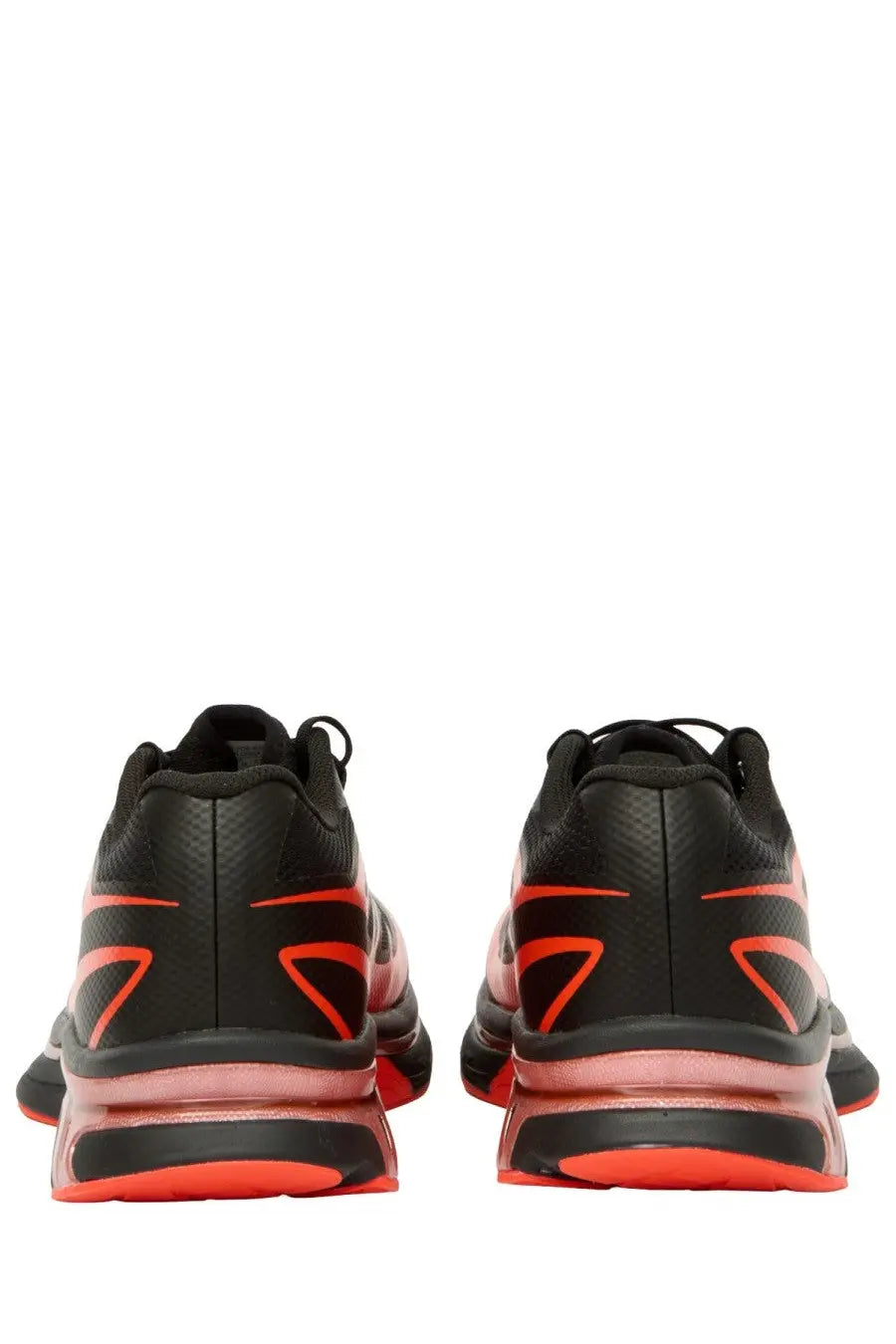 Mm6 Maison Margiela men’s Salomon XT sneaker multicolor with black and vibrant orange breathable mesh and visible air cushioning