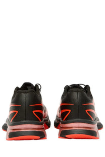 Mm6 Maison Margiela men’s Salomon XT sneaker multicolor with black and vibrant orange breathable mesh and visible air cushioning