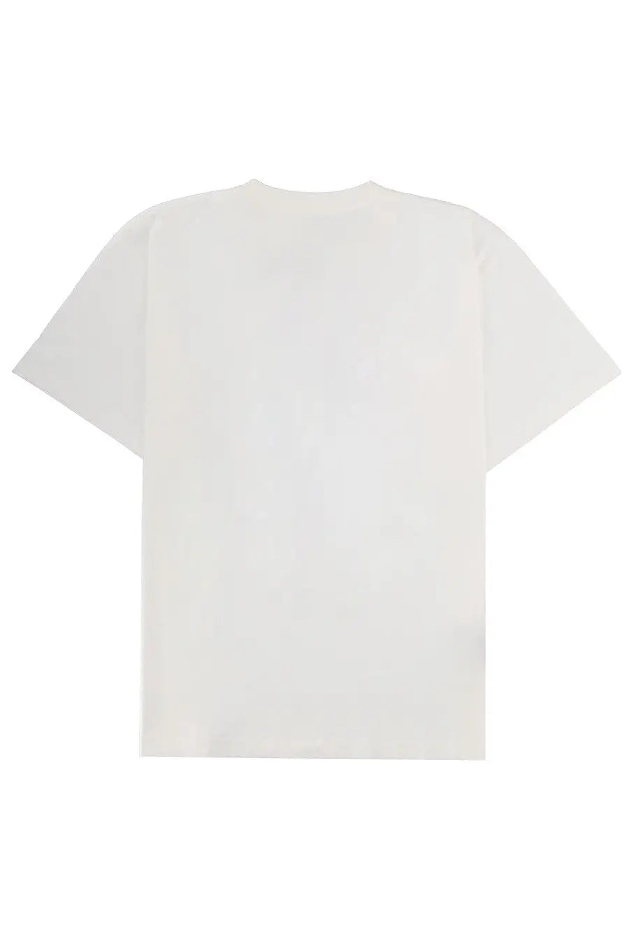 Mm6 maison margiela men’s white cotton t-shirt with a simple minimalist design and short sleeves