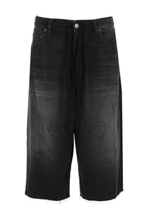 MM6 Maison Margiela Men's Shorts in Denim DI Cotone Grey