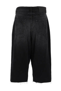 MM6 Maison Margiela Men's Shorts in Denim DI Cotone Grey
