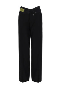 MM6 Maison Margiela Women's Pantalone Sartoriale Cross over Black