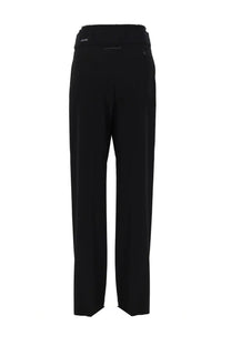 MM6 Maison Margiela Women's Pantalone Sartoriale Cross over Black