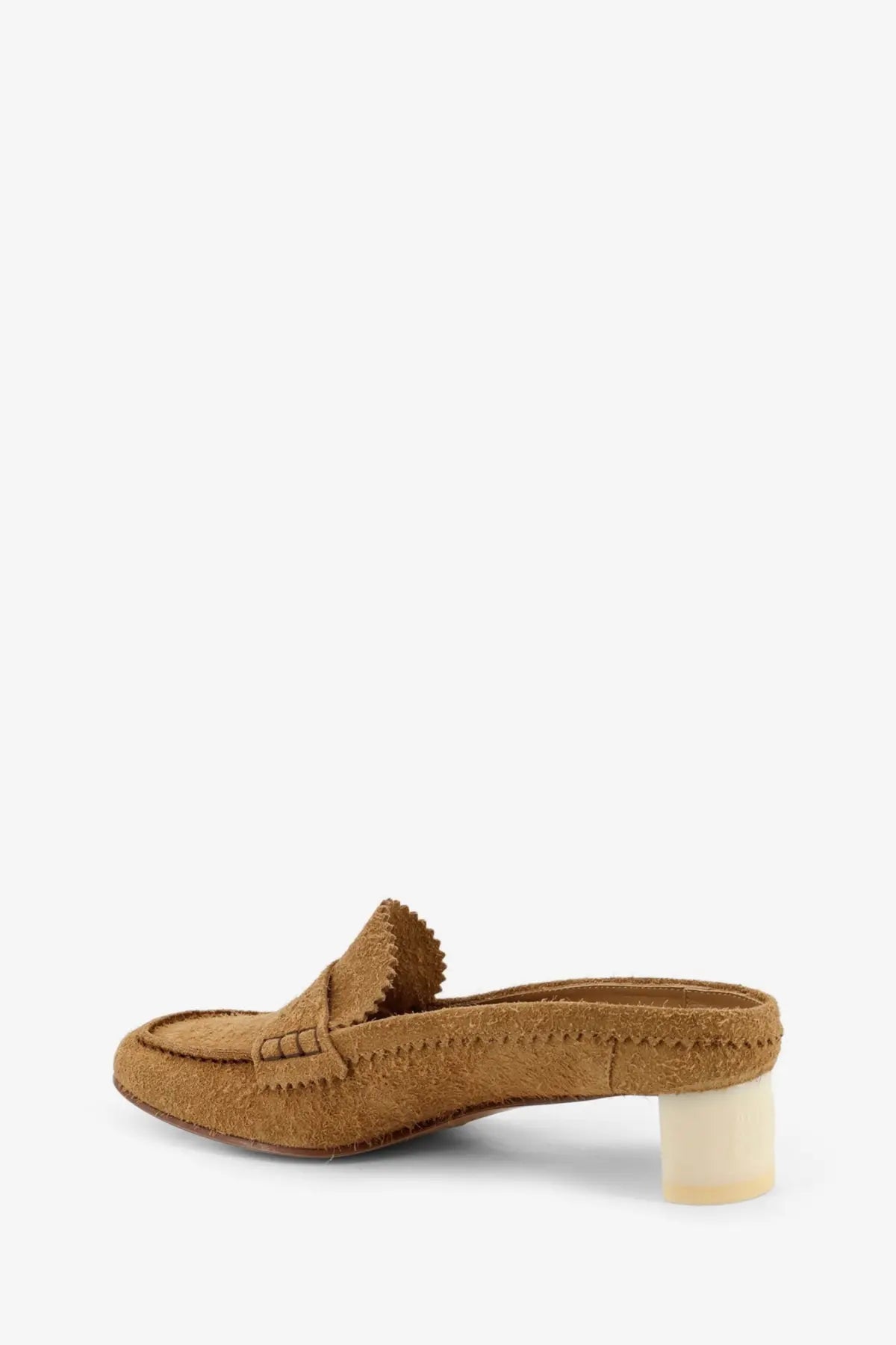 MM6 Maison Margiela Women's Suede Sandals Ermine