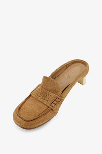 MM6 Maison Margiela Women's Suede Sandals Ermine