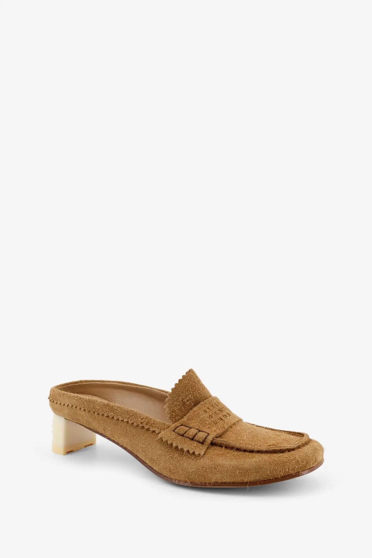 MM6 Maison Margiela Women's Suede Sandals Ermine