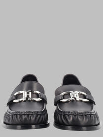 Ferragamo Women's Mocassino Con Dettaglio Gancini Black