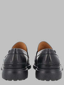 Ferragamo Men's Mocassino Con Fibbia Gancini Black