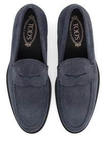 Tod's Men's Mocassino in Suede Brown