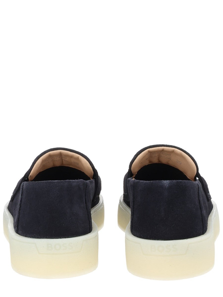 BOSS Men's Moccasin Kieran Blue