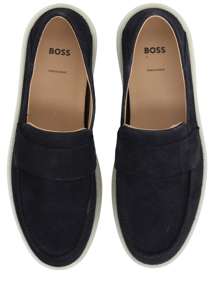 BOSS Men's Moccasin Kieran Blue