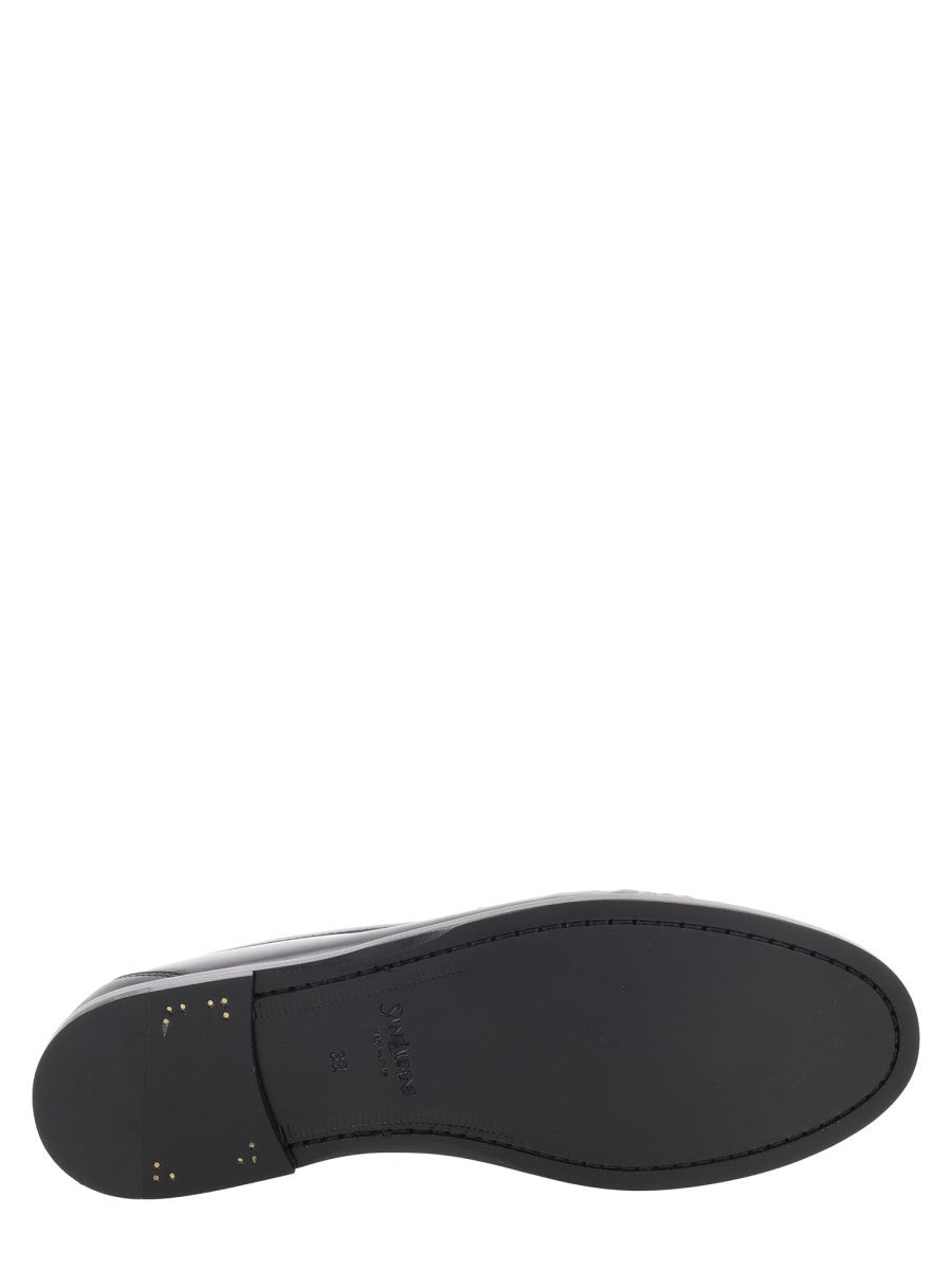 Saint Laurent Women's Mocassino Laurent Black