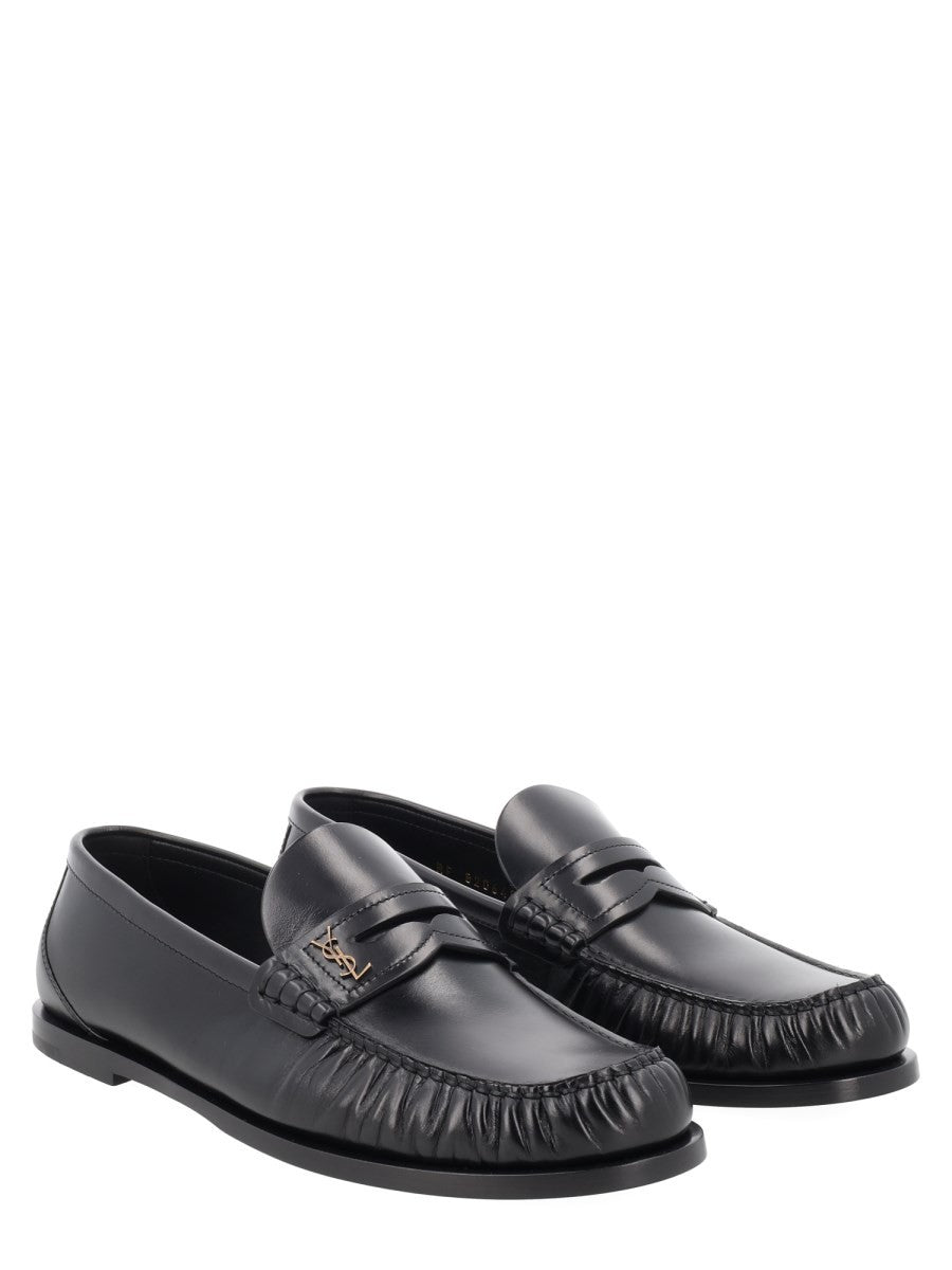 Saint Laurent Women's Mocassino Laurent Black