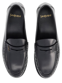 Saint Laurent Women's Mocassino Laurent Black