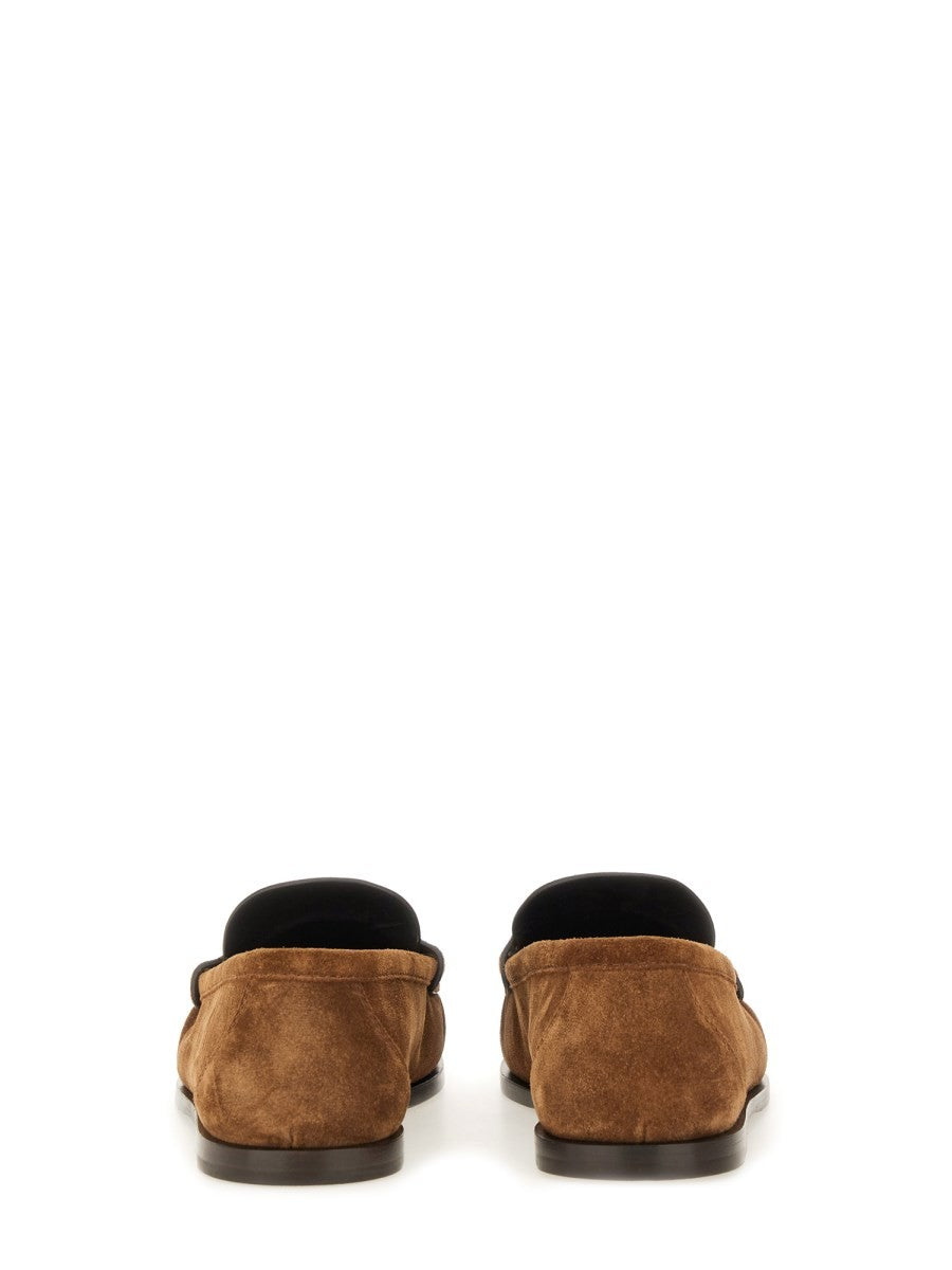 Saint Laurent Men's Mocassino Laurent Brown