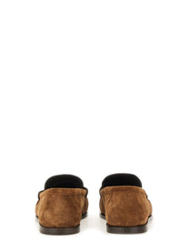 Saint Laurent Men's Mocassino Laurent Brown