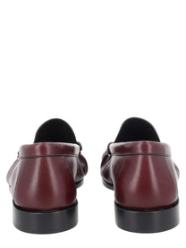 Saint Laurent Men's Mocassino Le Loafer Cassandre Red