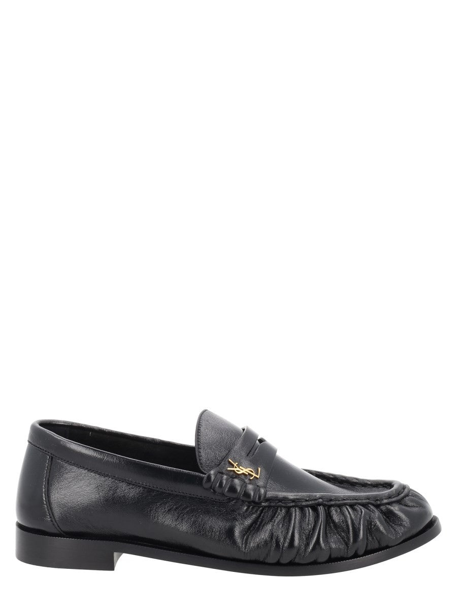 Saint Laurent Women's Mocassino Le Loafer Cassandre Black