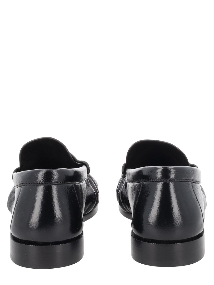 Saint Laurent Women's Mocassino Le Loafer Cassandre Black