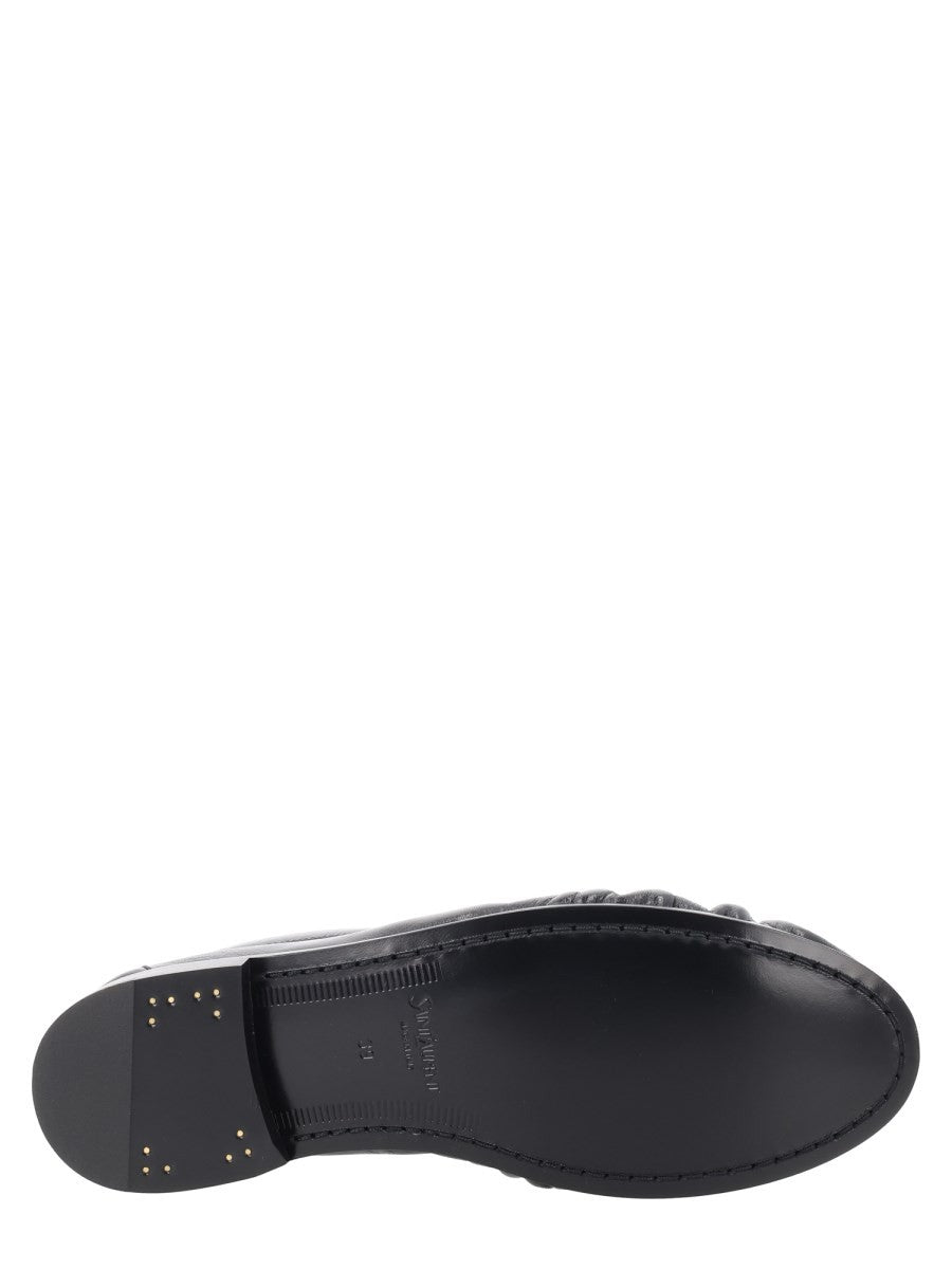 Saint Laurent Women's Mocassino Le Loafer Cassandre Black