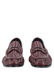 Saint Laurent Men's Mocassino Le Loafer Cassandre Red