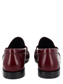 Saint Laurent Women's Mocassino Le Loafer Cassandre Red