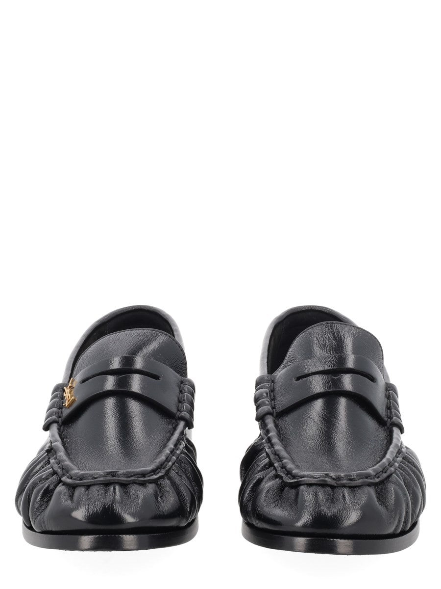 Saint Laurent Women's Mocassino Le Loafer Cassandre Black