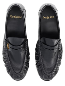 Saint Laurent Women's Mocassino Le Loafer Cassandre Black