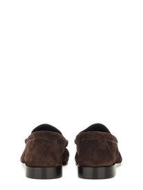 Saint Laurent Men's Mocassino LE Loafer Brown