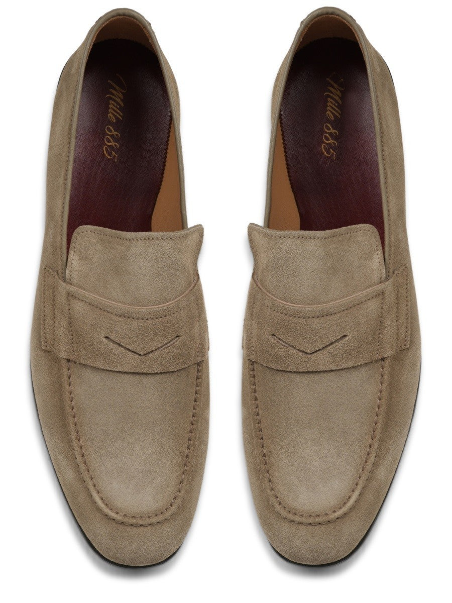 Mille885 Men's Mocassino Lentini in Suede Beige