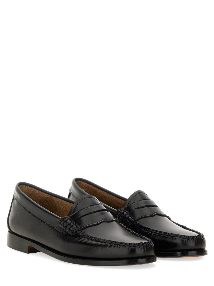 G.H. BASS Women's Mocassino Weejuns Penny Black