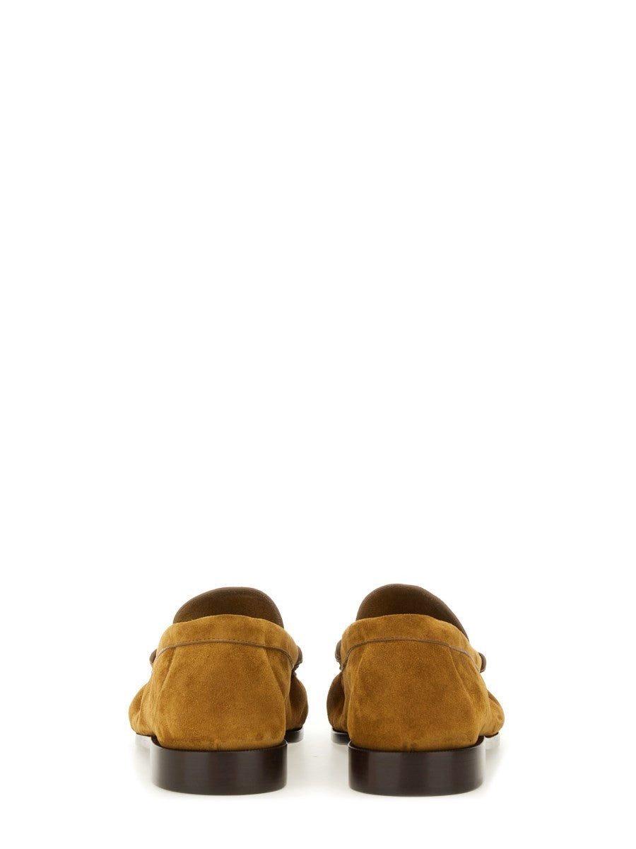Saint Laurent Men's Moccasin LE Loafer Brown