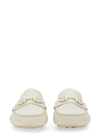 Ferragamo Men's Moccasin White, view 4