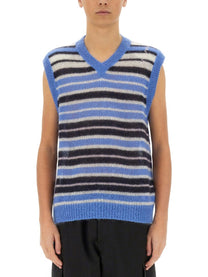 Marni Men's Mohair Blend Vest Multicolor