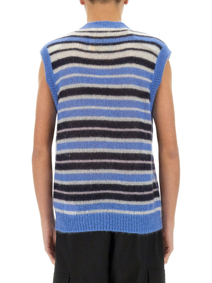 Marni Men's Mohair Blend Vest Multicolor