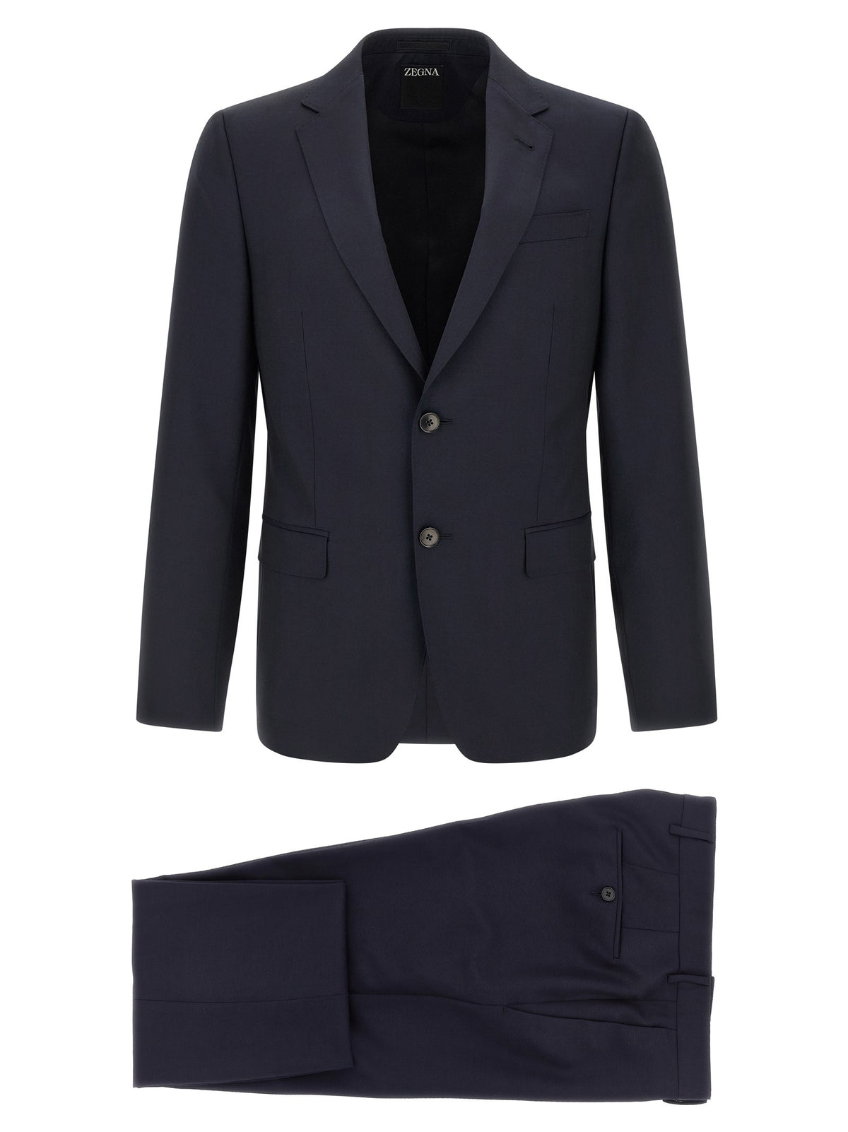 Zegna Mohair Wool Dress Blue