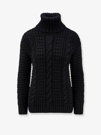 Moncler Genius Women's Moncler Edward Enninful Tricot Turtleneck Sweater Black