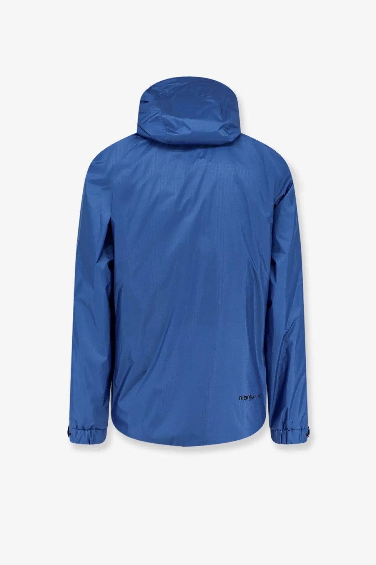 Moncler Grenoble men’s thurn windstopper jacket blue waterproof with hood and elastic cuffs for outdoor protection
