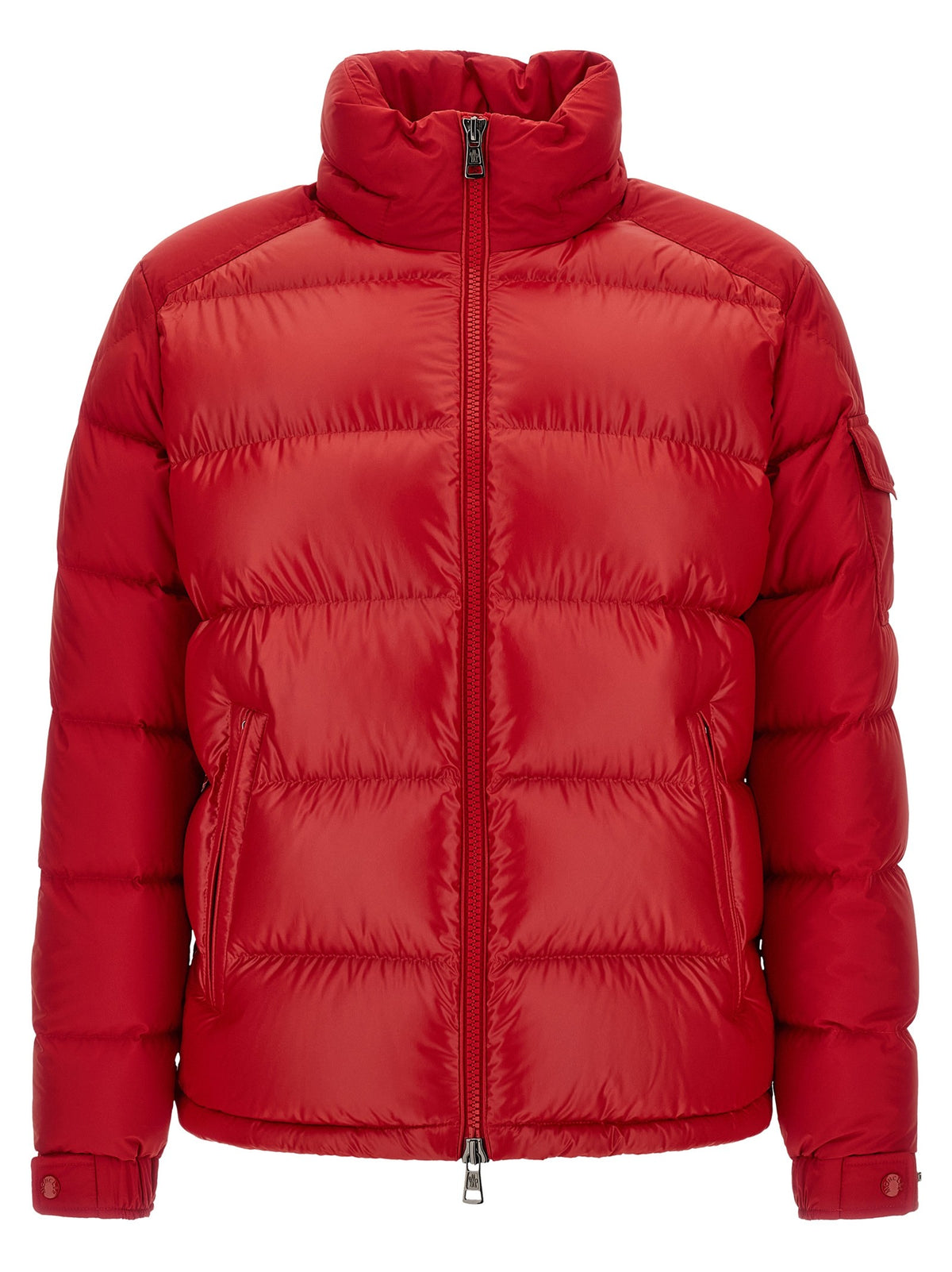 Moncler Men's Maya Recycled Polyester Down Jacket Red