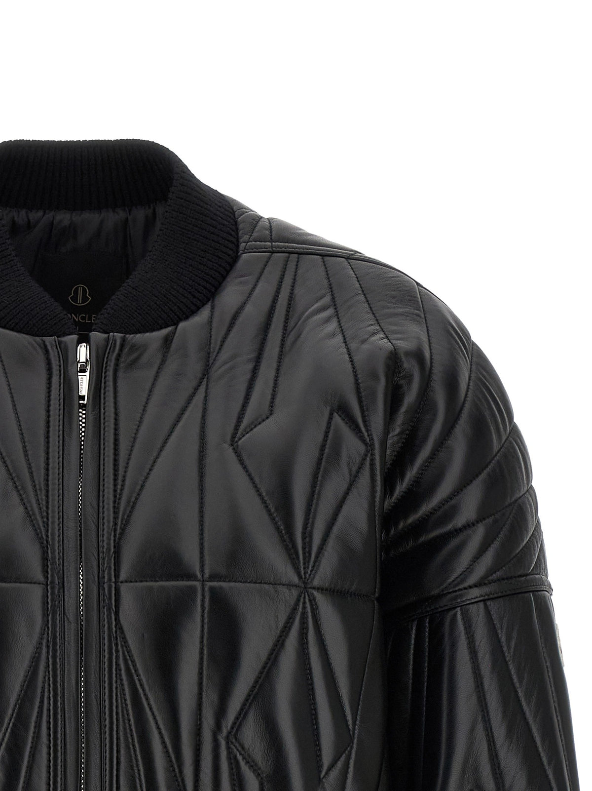Rick Owens Moncler + Rick Owens Geocamo Bomber Jacket Black