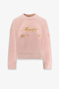 Moncler Women's Cotton Sweatshirt Pink