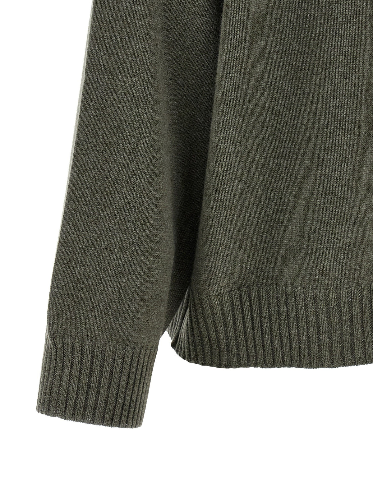Brunello Cucinelli Monile Insert Sweater Green